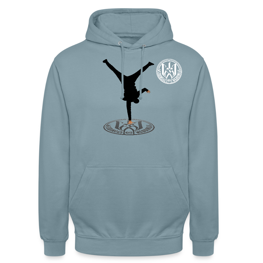 Breakdance 99 Wedding65 Unisex Hoodie - Nebelblau