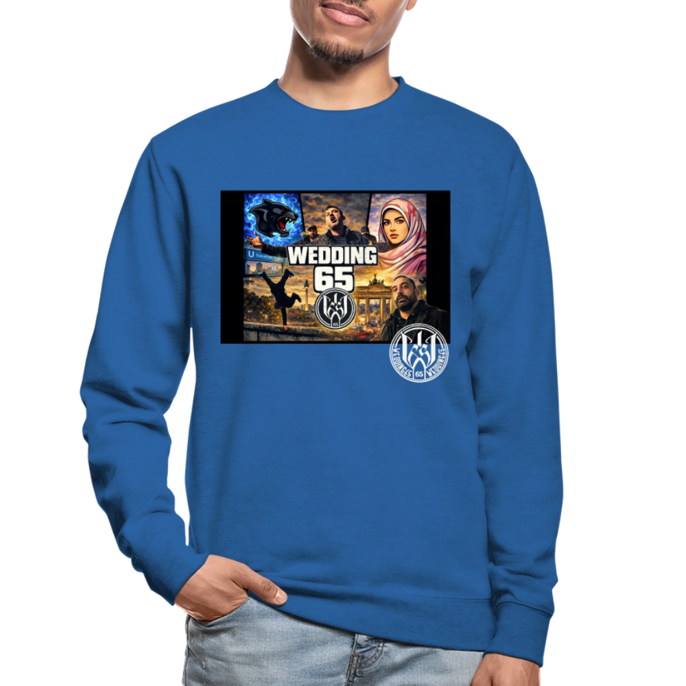 Wedding65 Unisex Pullover - Royalblau