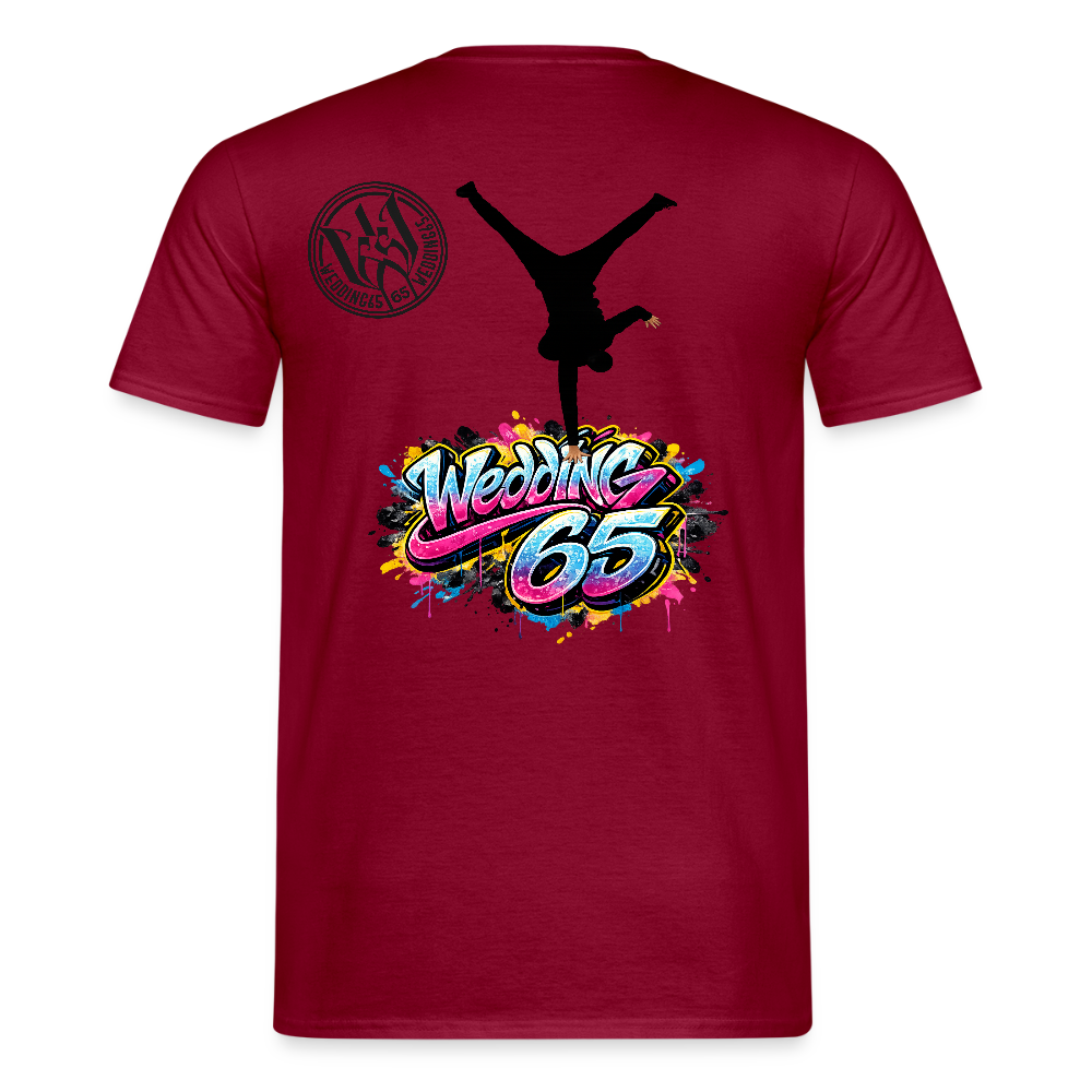 Männer Neon Wedding 65 T-Shirt - Ziegelrot