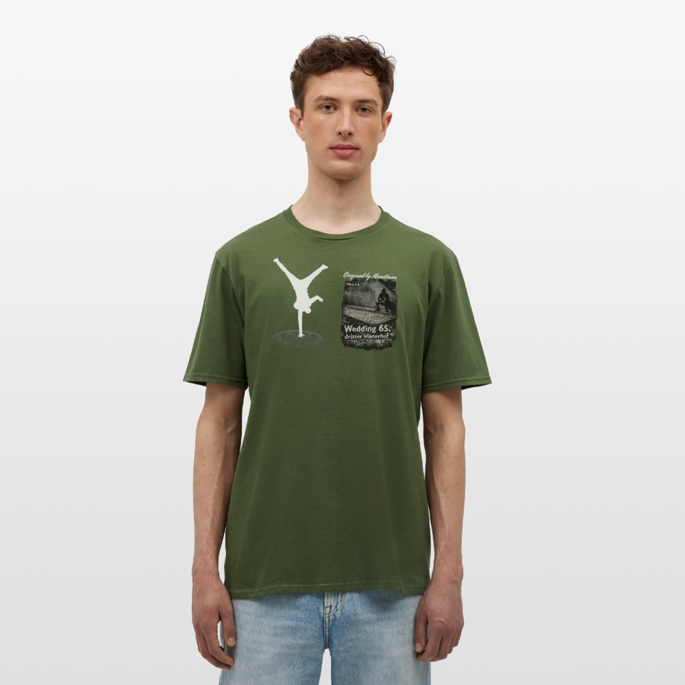 Mesutman65 Dritter Hinterhof Männer T-Shirt - Militärgrün