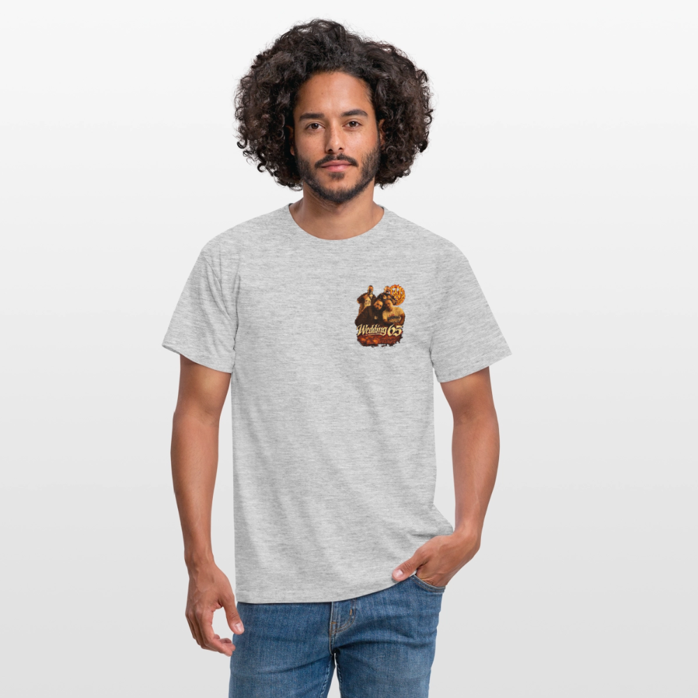 Fire Wedding65 Männer T-Shirt - Grau meliert