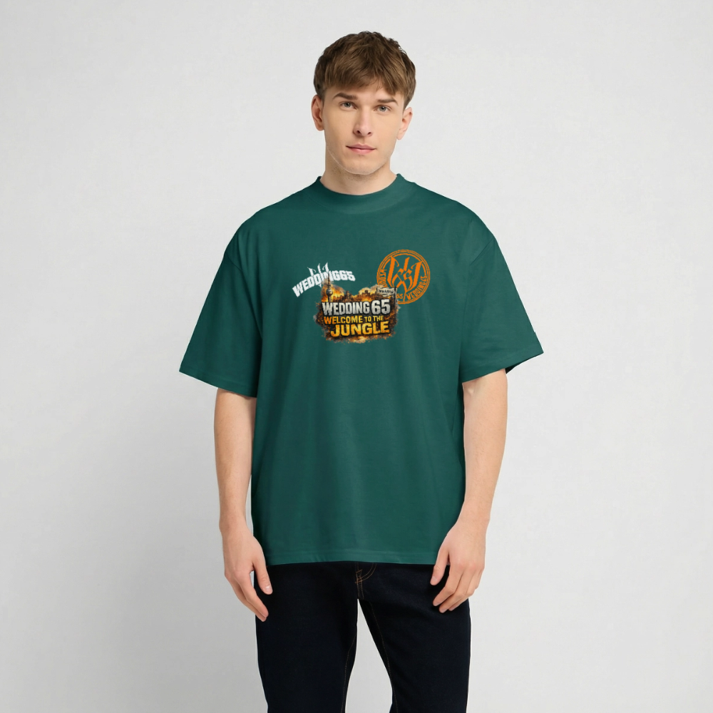 Jungle Wedding65 Heavy Oversize T-Shirt - hunter Green