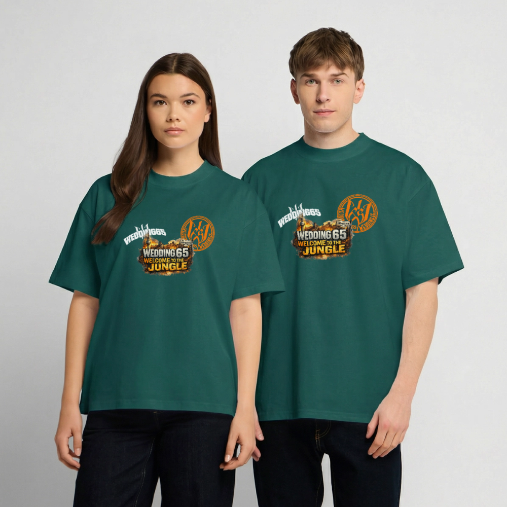 Jungle Wedding65 Heavy Oversize T-Shirt - hunter Green