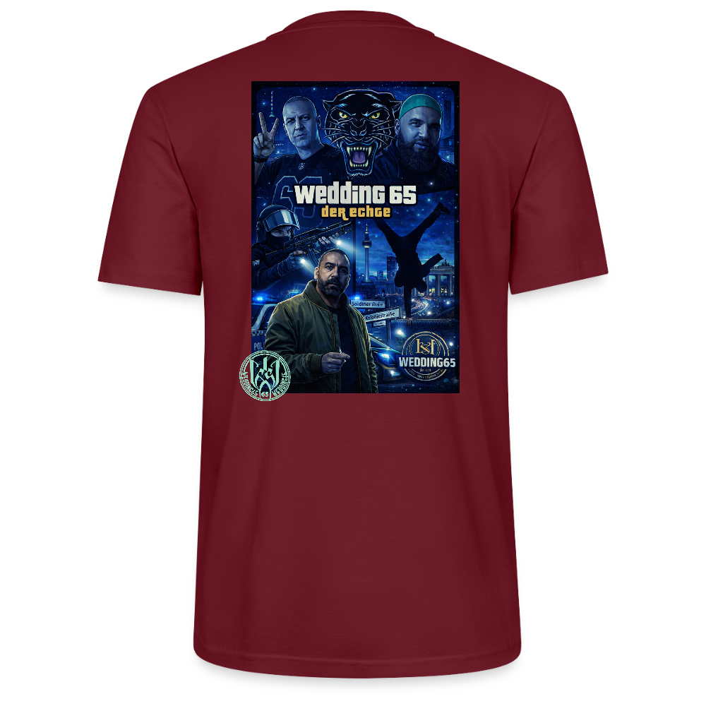 Der Echte Wedding 65 Unisex T-Shirt - Burgunderrot