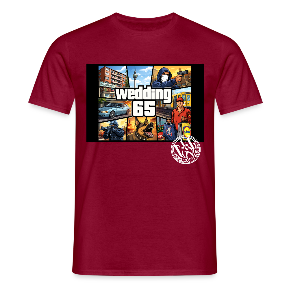 Männer Wedding 65 GTA T-Shirt - Ziegelrot