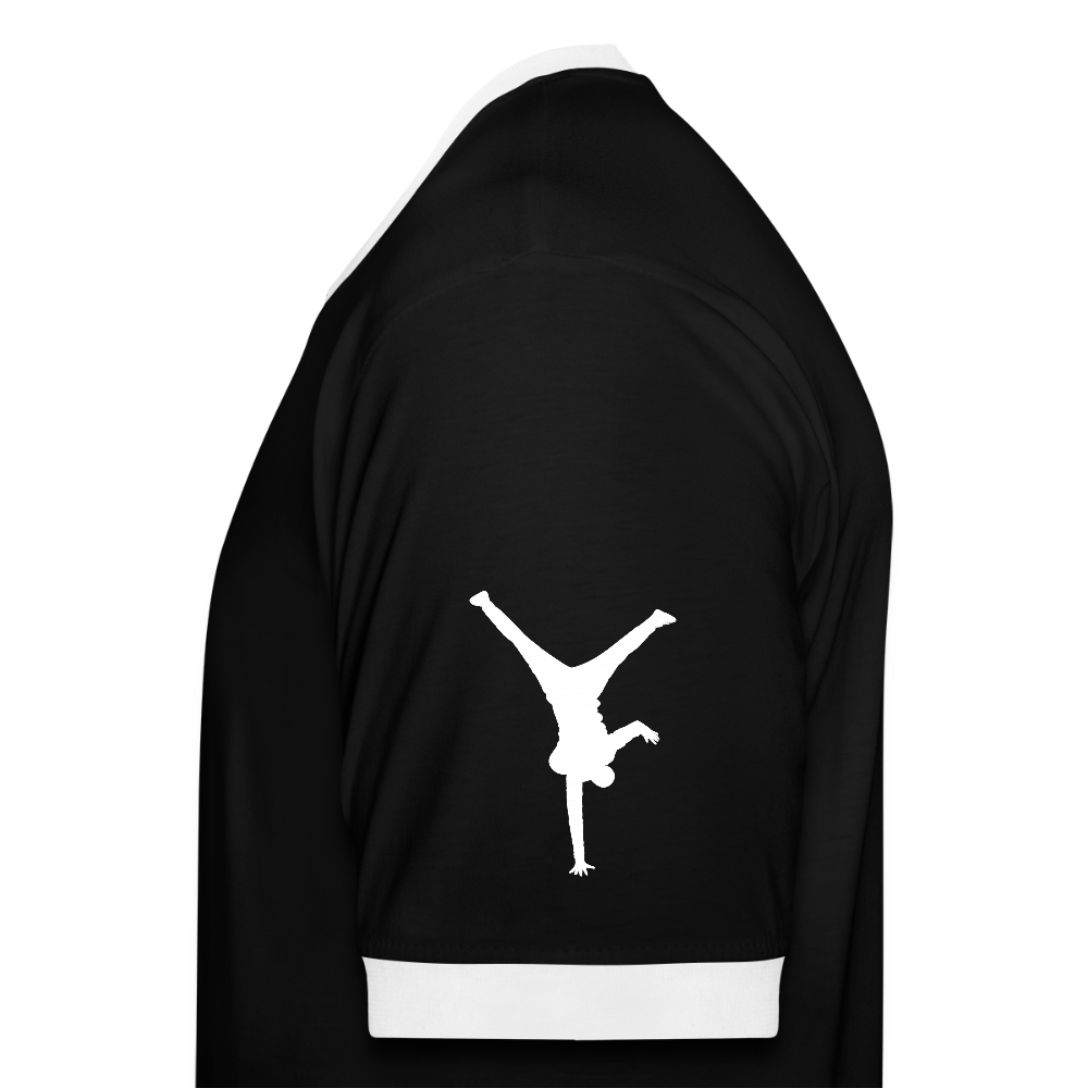 Wedding65 99 Logo Männer Kontrast-T-Shirt - Schwarz/Weiß