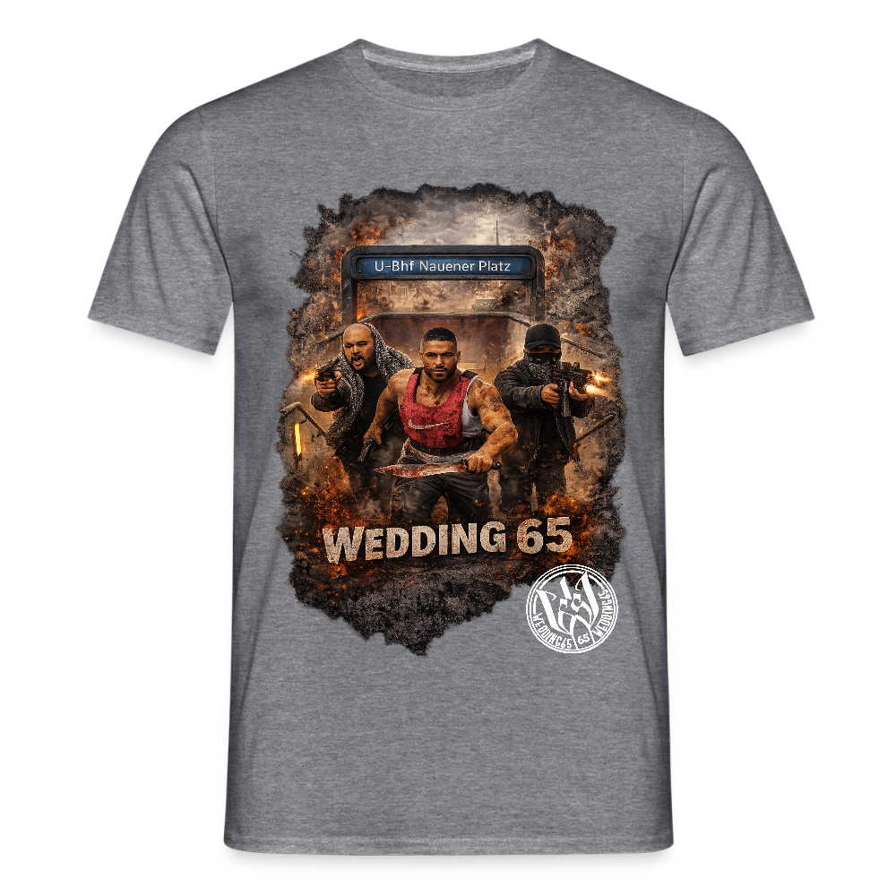 CS Wedding65 Männer T-Shirt - Graphit meliert