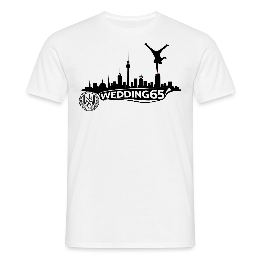 Mesutman Wedding Skyline 65 Männer T-Shirt - Weiß