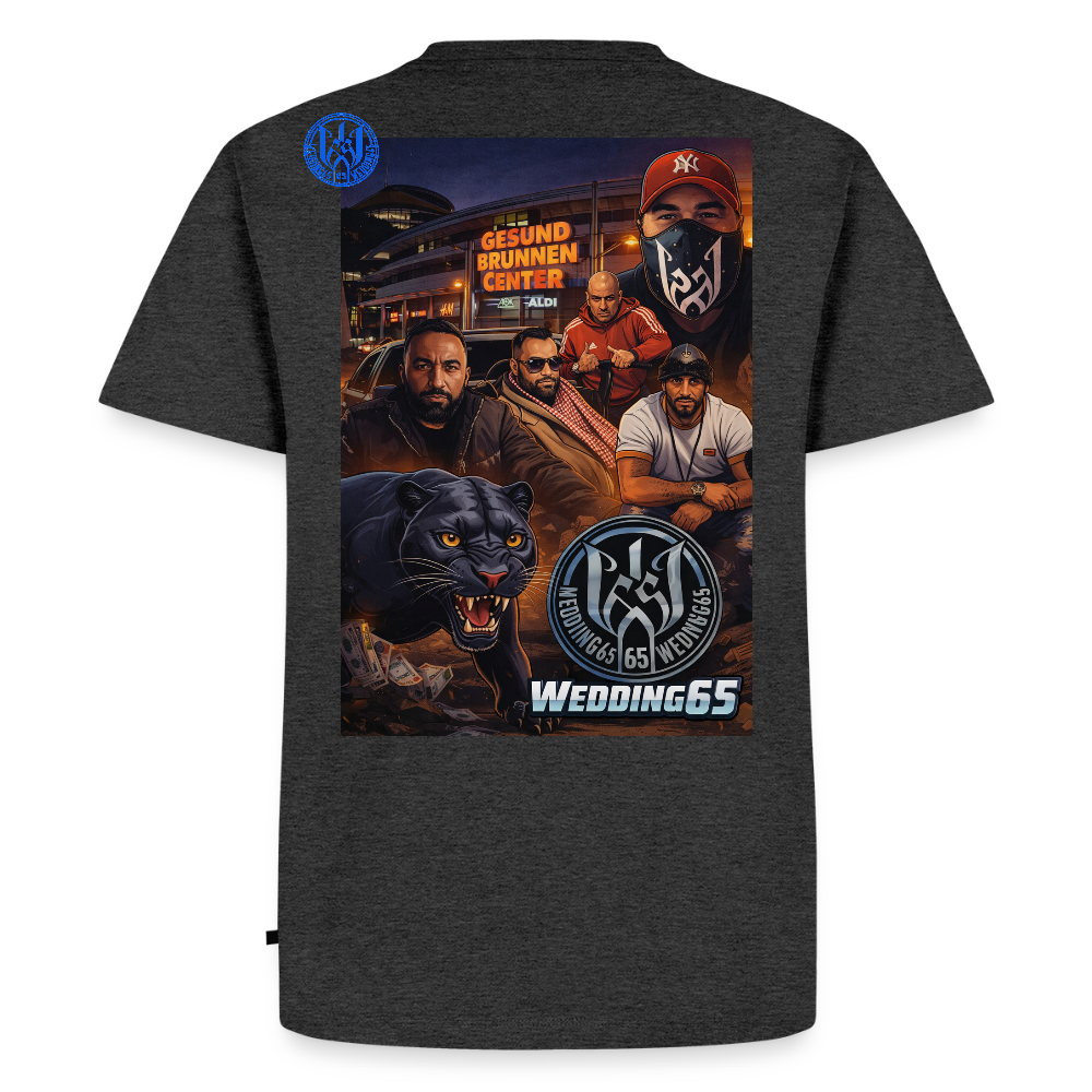 GBrunnen Wedding65 Männer Premium T-Shirt - Anthrazit meliert