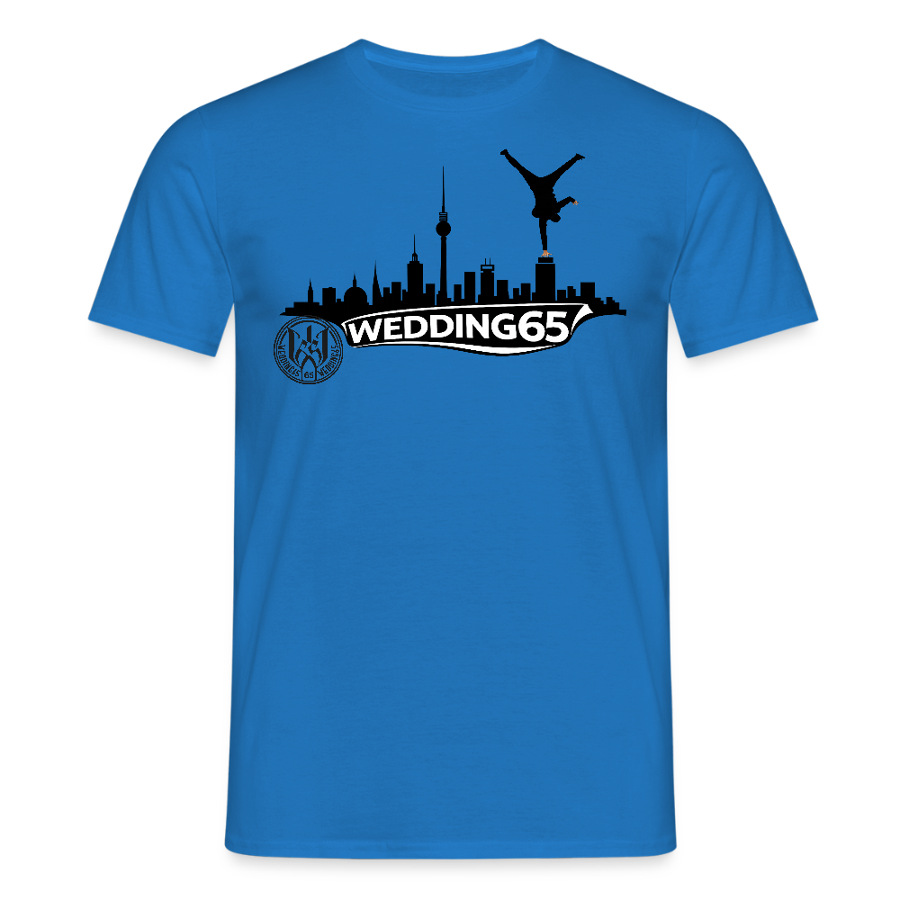 Mesutman Wedding Skyline 65 Männer T-Shirt - Royalblau