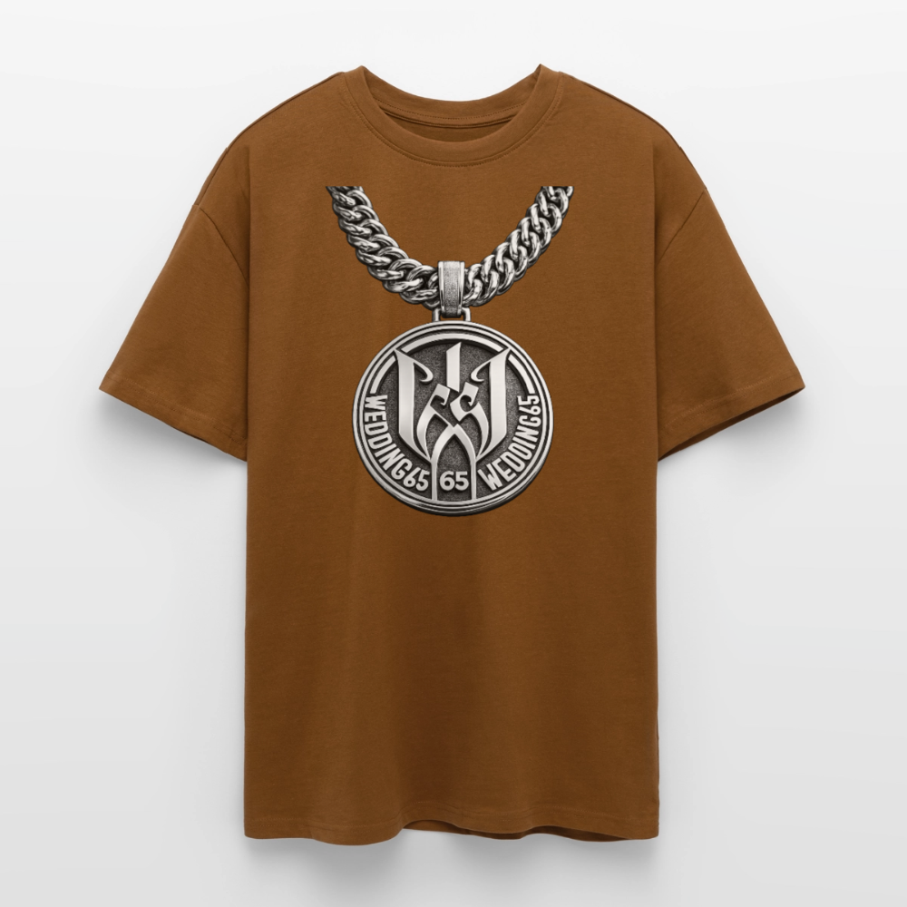 Wedding65 Kette Heavy Oversize T-Shirt - Toffee