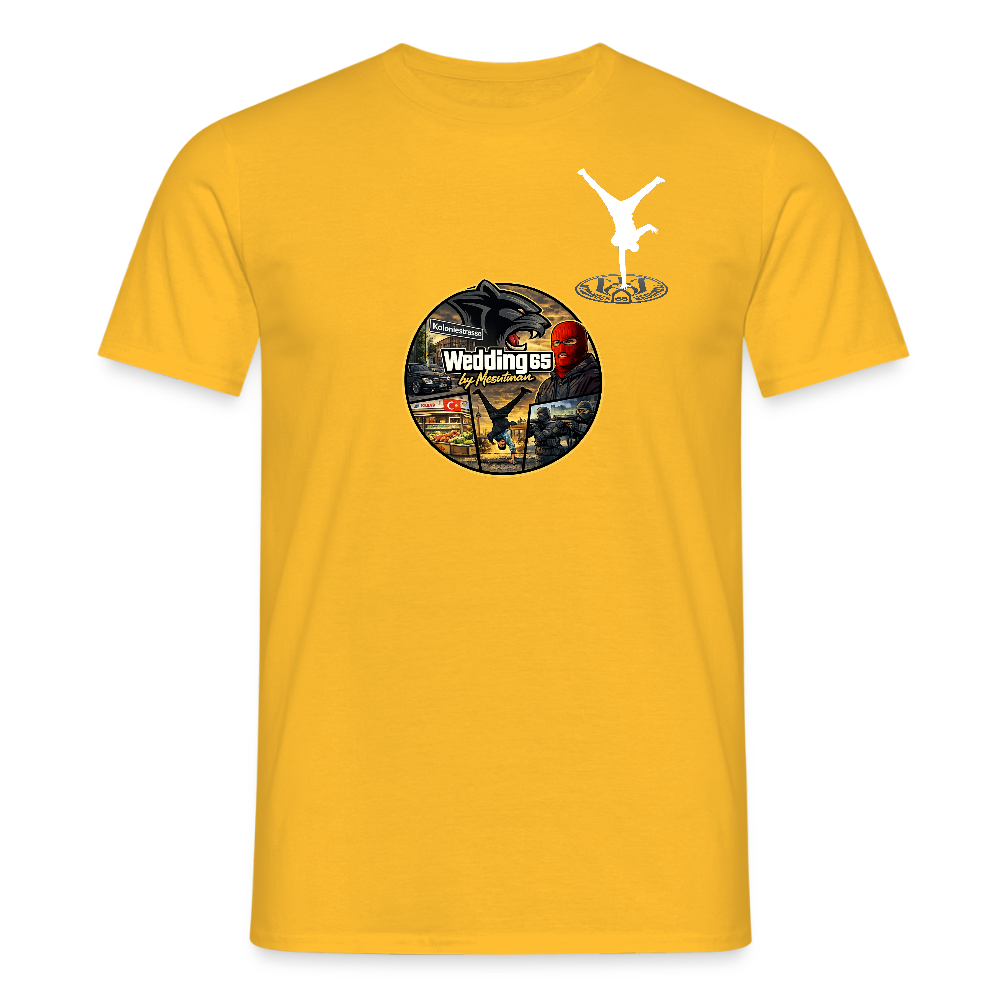 Männer Wedding65 by Mesutman T-Shirt - Gelb