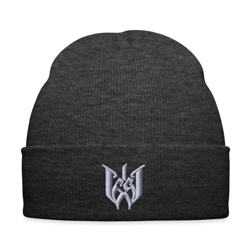 Wedding65 Bestickte Wintermütze - Asphalt