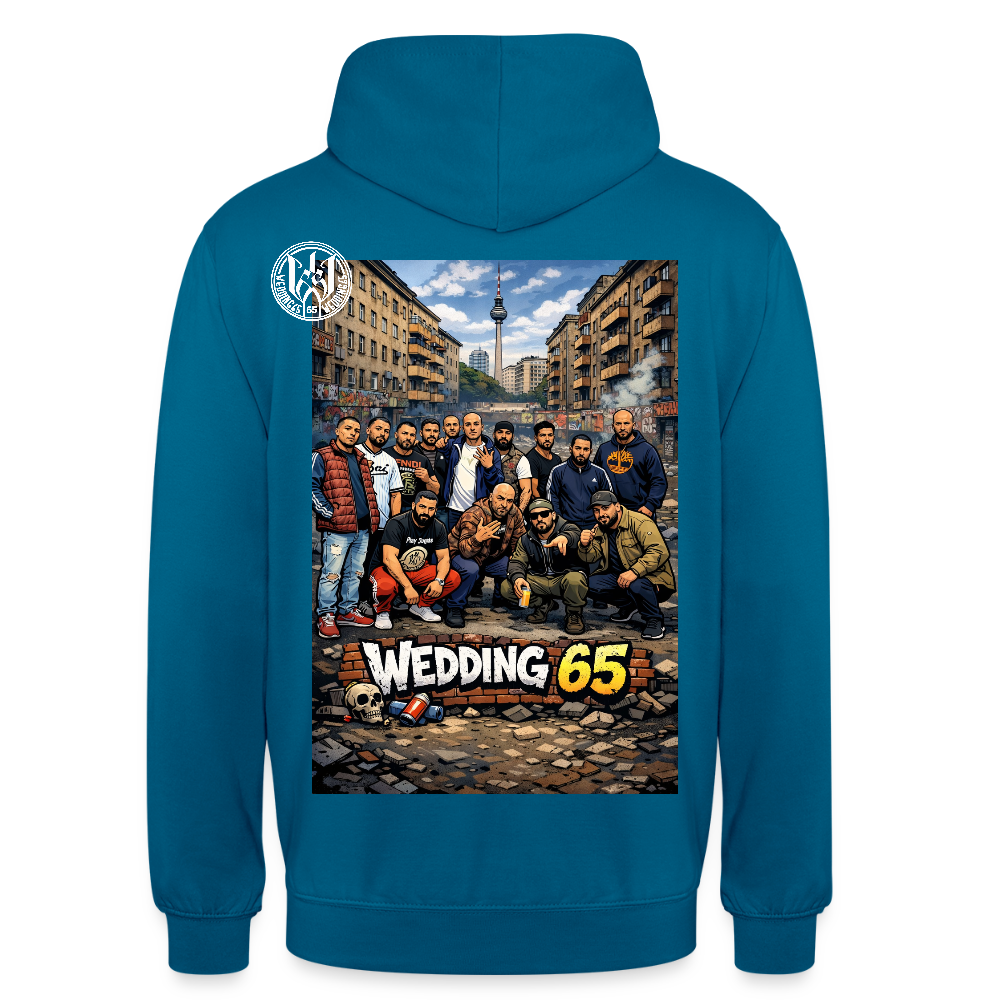 Group Wedding65 Ghetto Unisex Hoodie - Tiefseeblau 