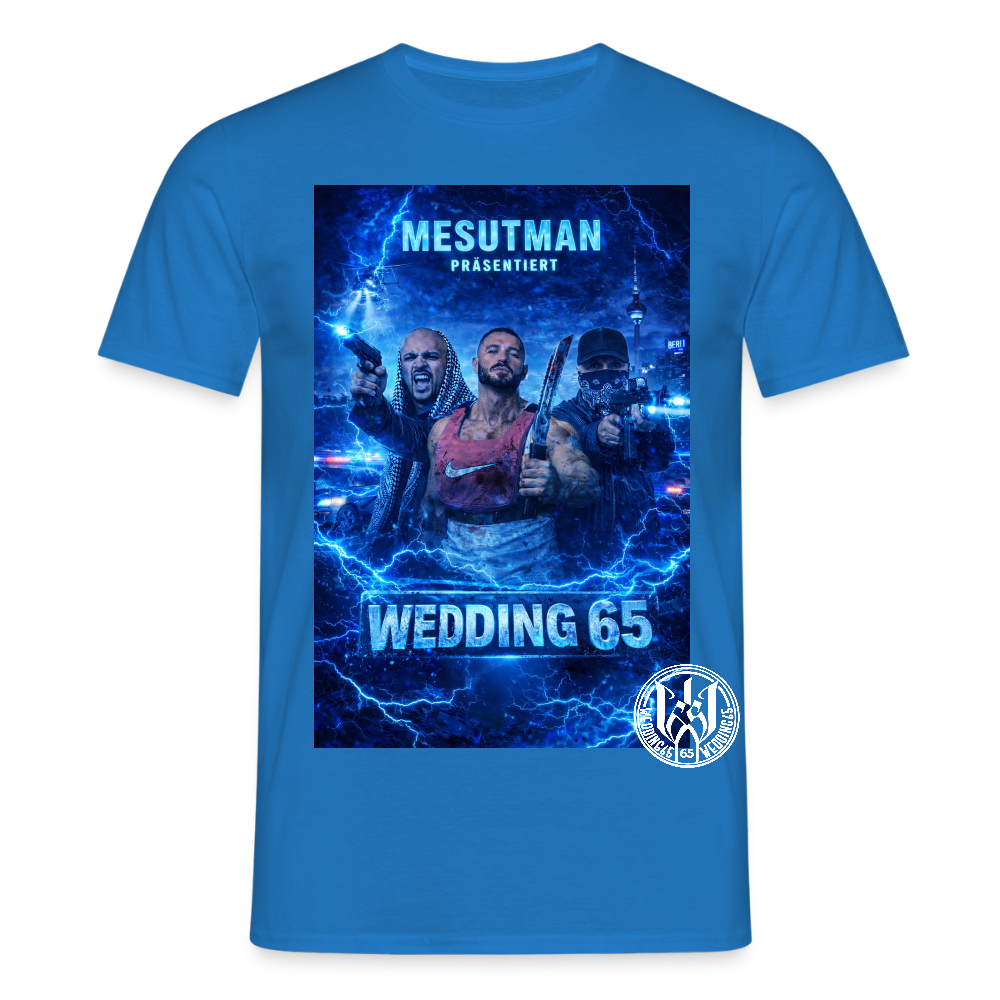 Blue Flash Wedding65 Männer T-Shirt - Royalblau