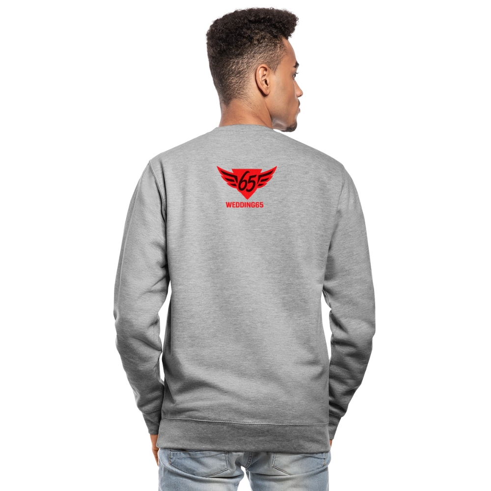 Kardes Wedding 65 Berlin Unisex Pullover - Weißgrau meliert