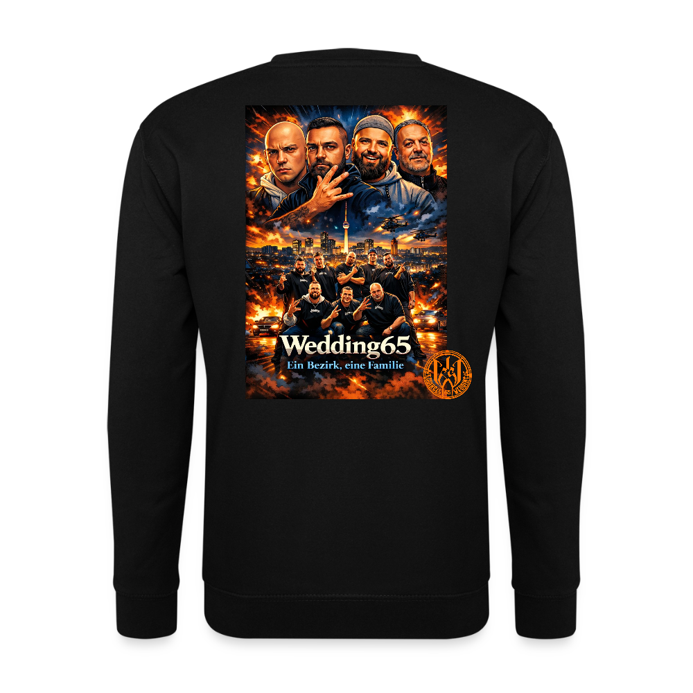 Wedding65 Familia Unisex Pullover - Schwarz