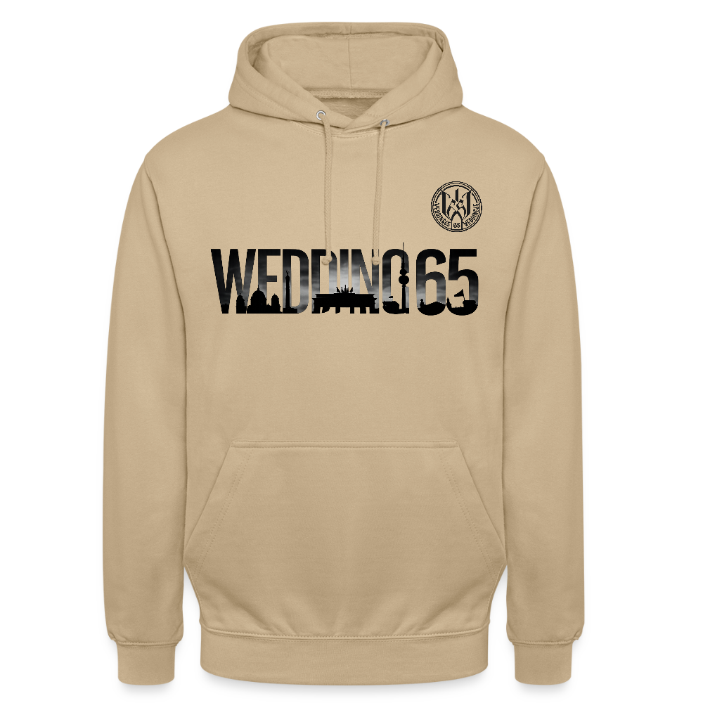Wedding 65 Basic white Unisex Hoodie - Beige