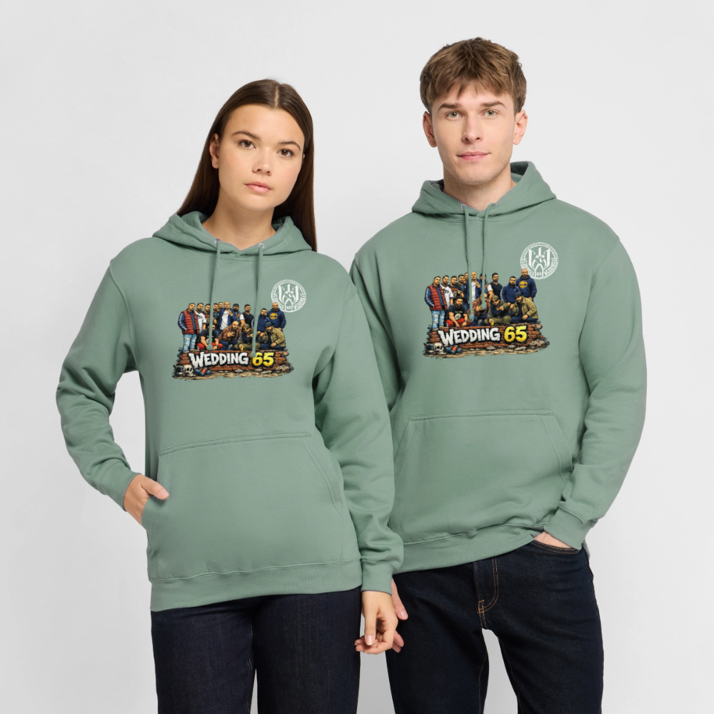 Group Wedding65 Ghetto Unisex Hoodie - Graugrün