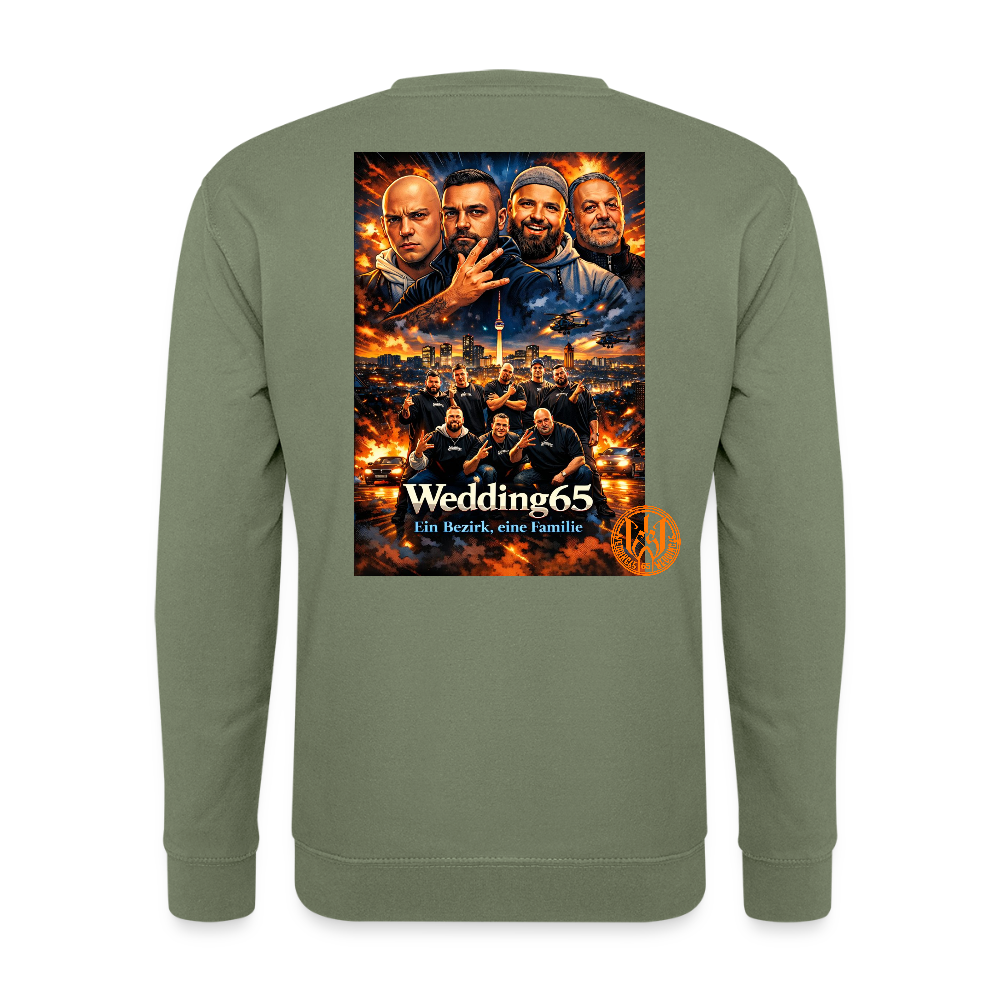Wedding65 Familia Unisex Pullover - Armeegrün
