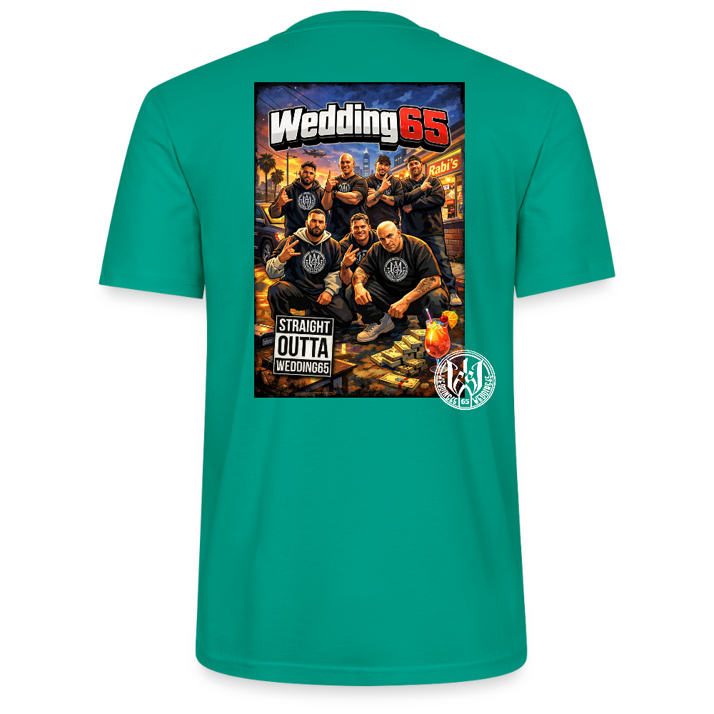 Outta Gang Wedding65  Unisex T-Shirt CRAFTER - Blaugrün