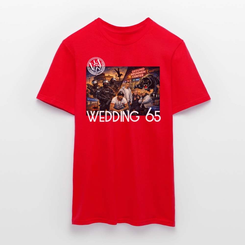 Gang Shirt Gesundbrunnen Wedding 65 Männer T-Shirt - Rot