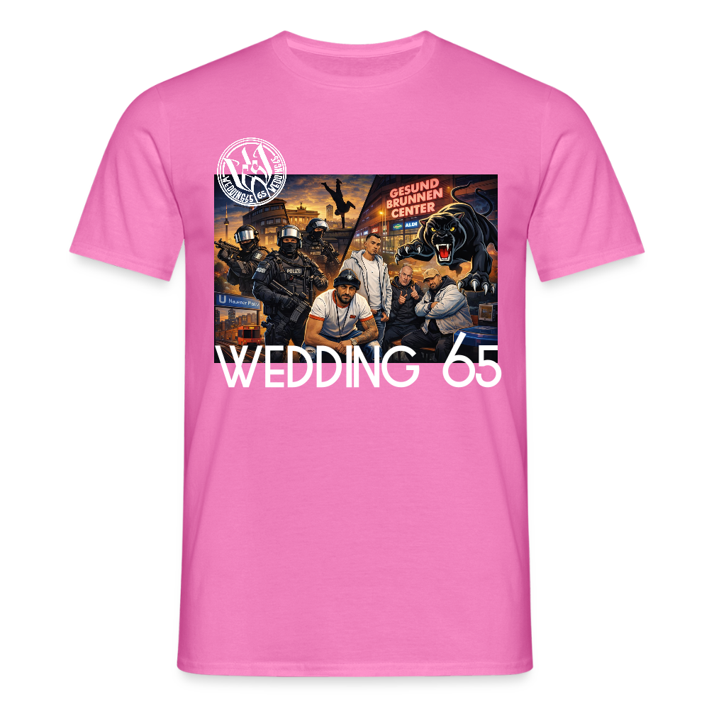 Gang Shirt Gesundbrunnen Wedding 65 Männer T-Shirt - Pink