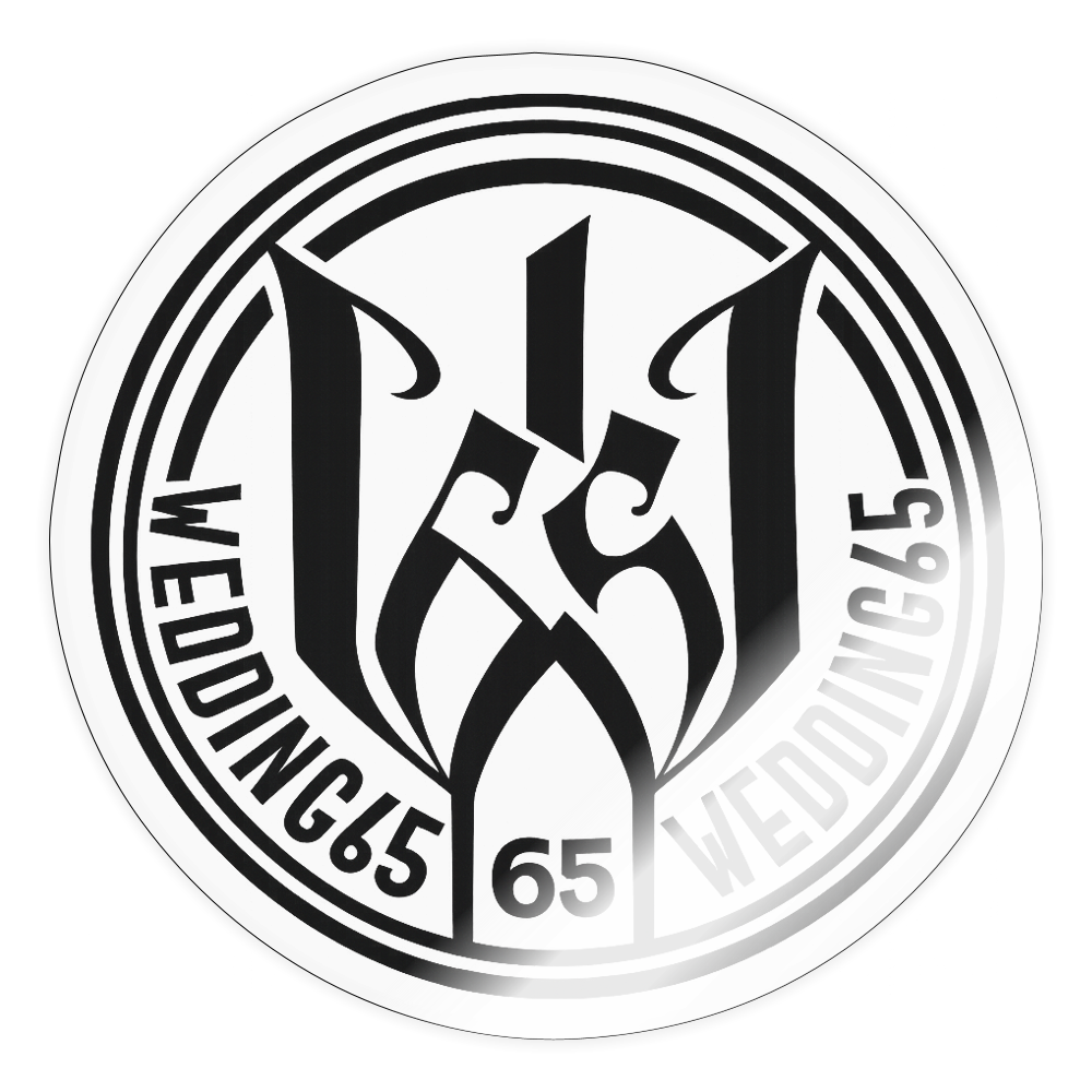 Wedding65 Berlin Mesutman Sticker - Transparent glänzend