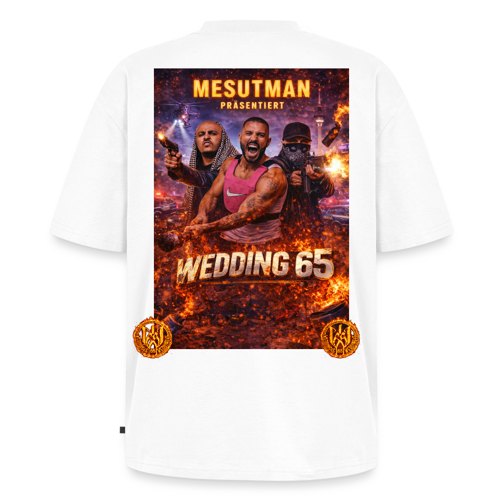Mesutman Wedding 65 Premium Oversized Bio T-Shirt - Weiß