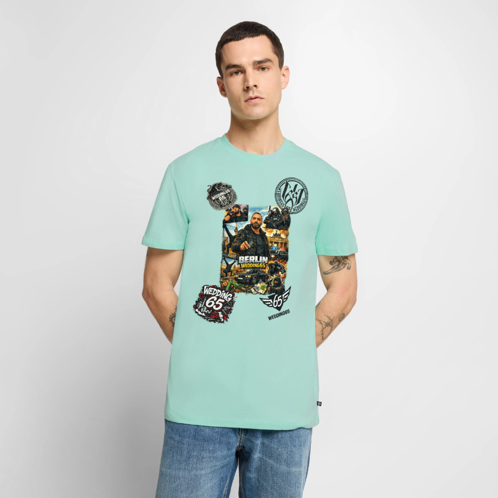 All in Wedding 65 Berlin Männer Premium T-Shirt - Mint 