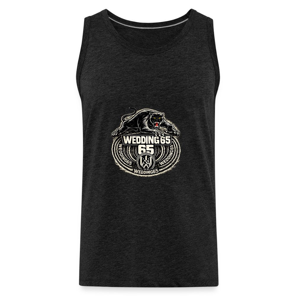 Panther Wedding 65 Männer Premium Tank Top - Anthrazit