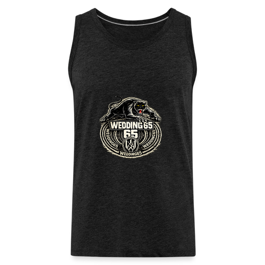 Panther Wedding 65 Männer Premium Tank Top - Anthrazit