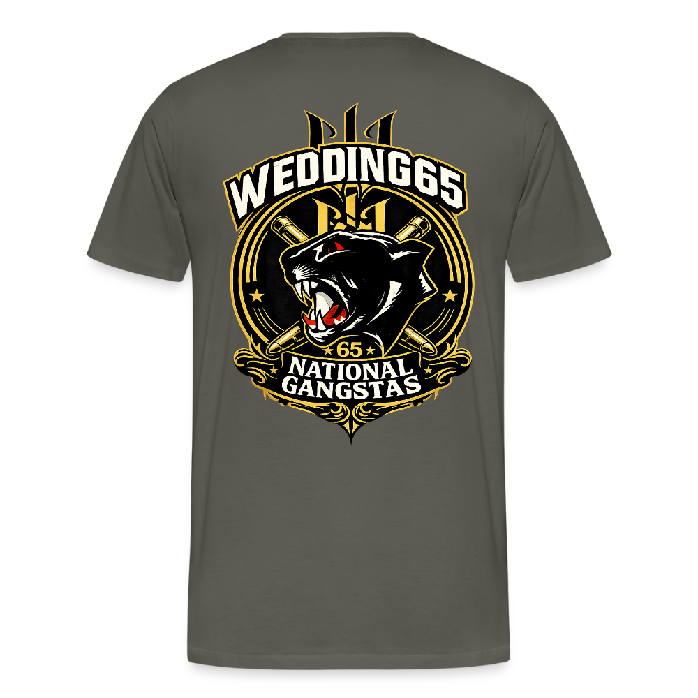 National Gangstas 65 Männer Premium T-Shirt - Asphalt