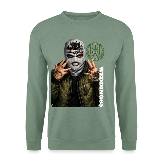 BC Green Wedding65 Unisex Pullover - Graugrün