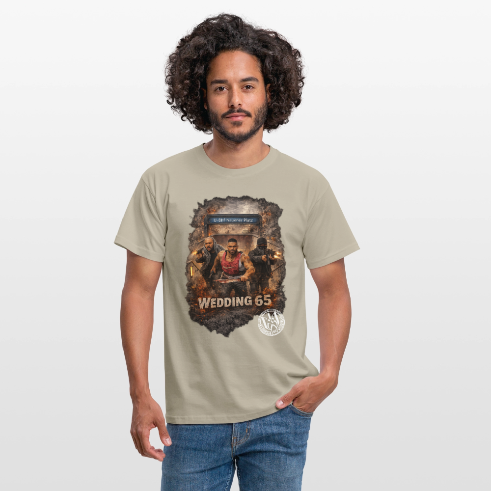 CS Wedding65 Männer T-Shirt - Sandbeige