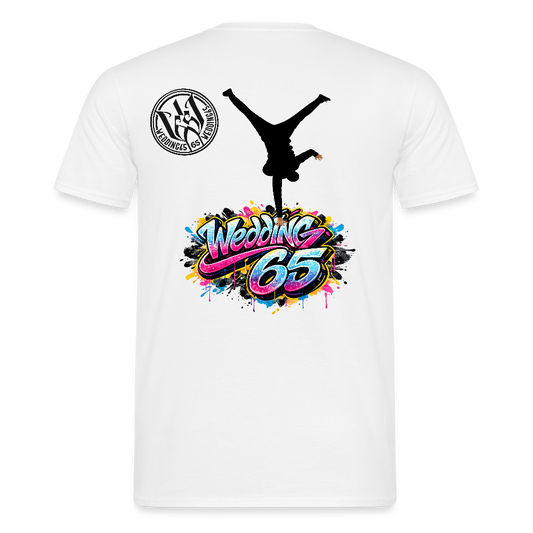 Männer Neon Wedding 65 T-Shirt - Weiß