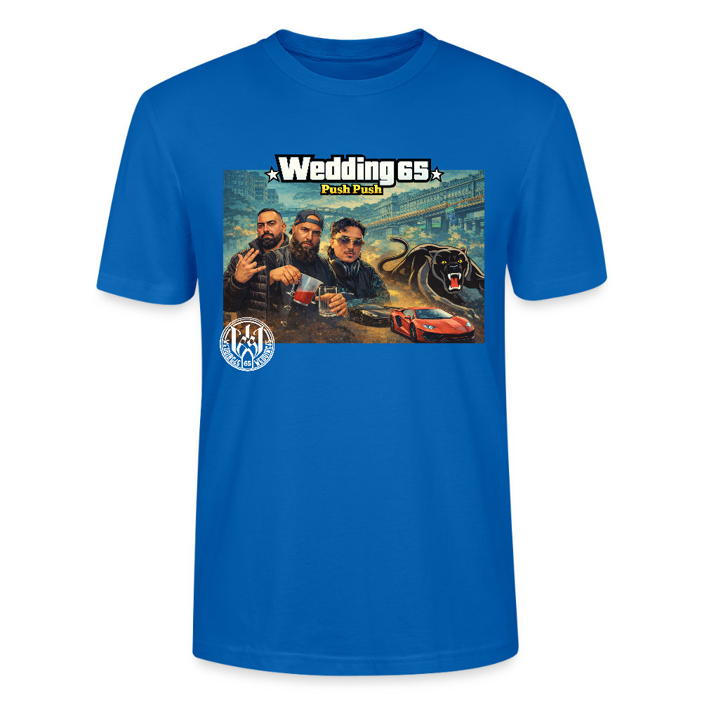 Push Wedding65 Stanley/Stella Unisex T-Shirt CRAFTER - Pfauenblau