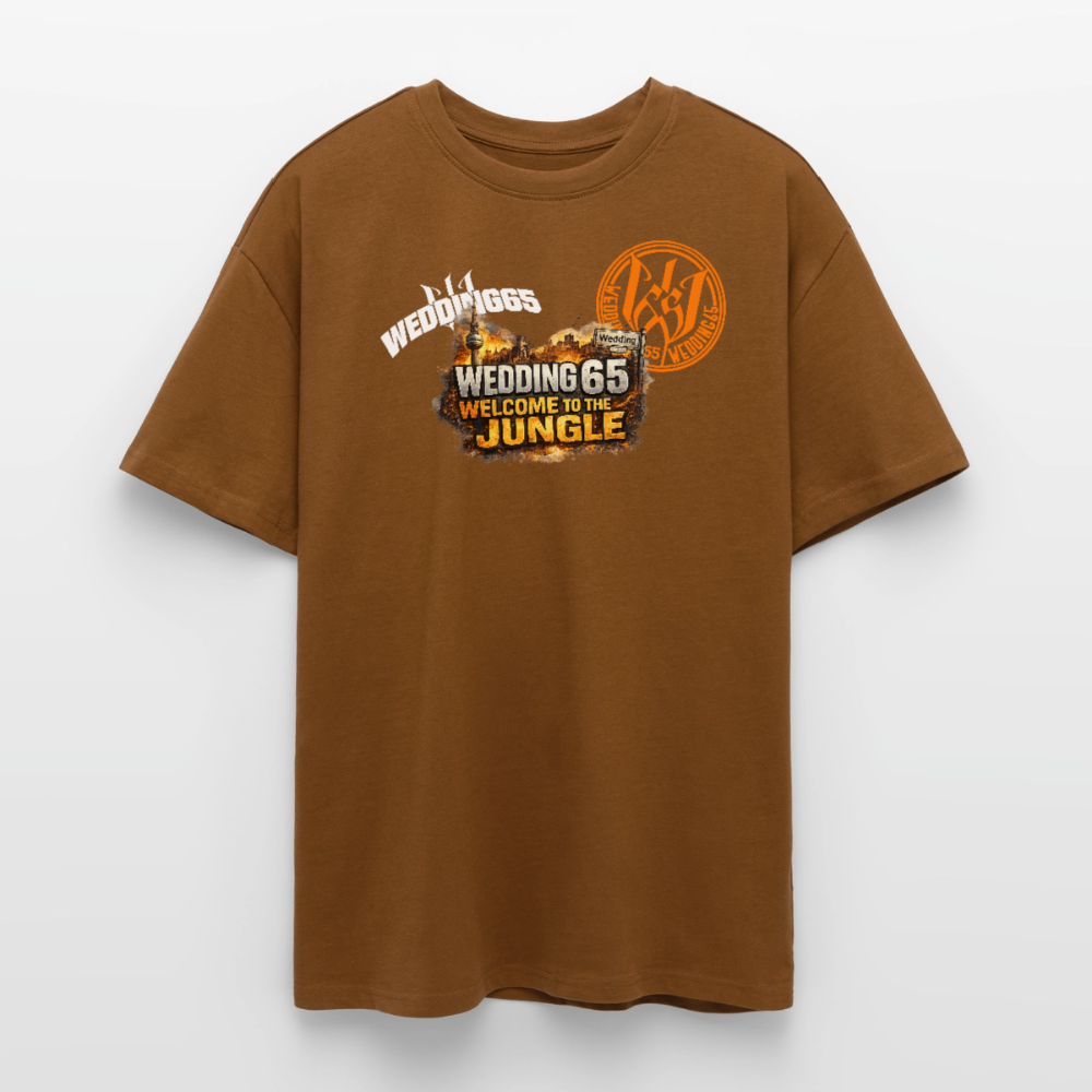 Jungle Wedding65 Heavy Oversize T-Shirt - Toffee