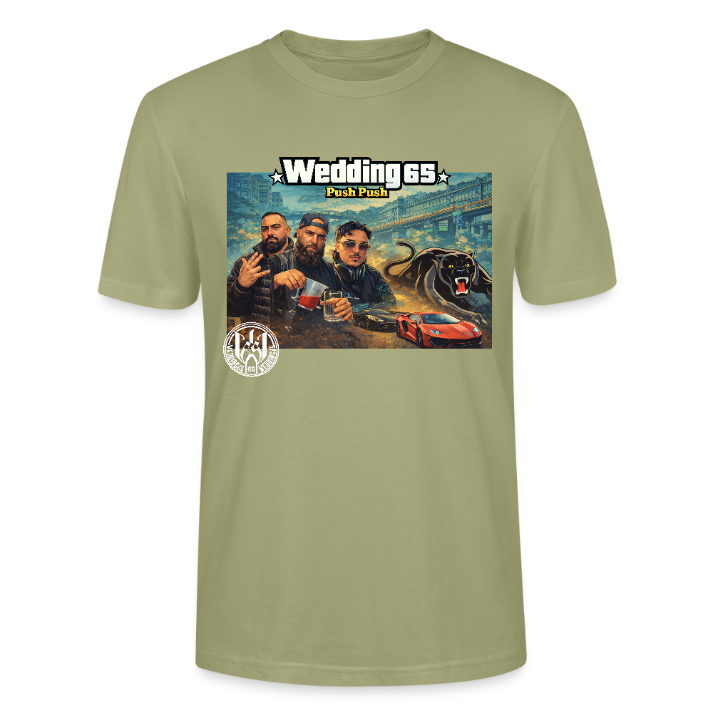 Push Wedding65 Stanley/Stella Unisex T-Shirt CRAFTER - Nebelgrün