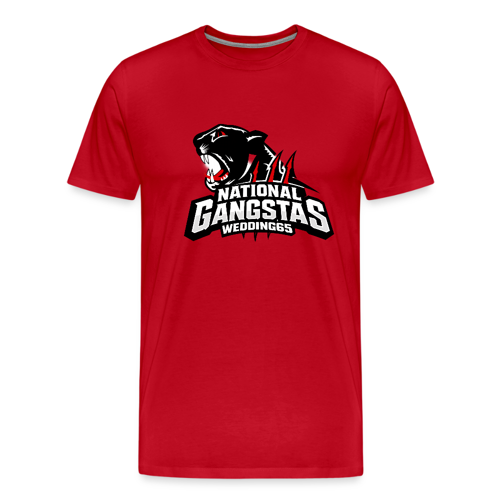National Gangstas Panther Männer Premium T-Shirt - Rot