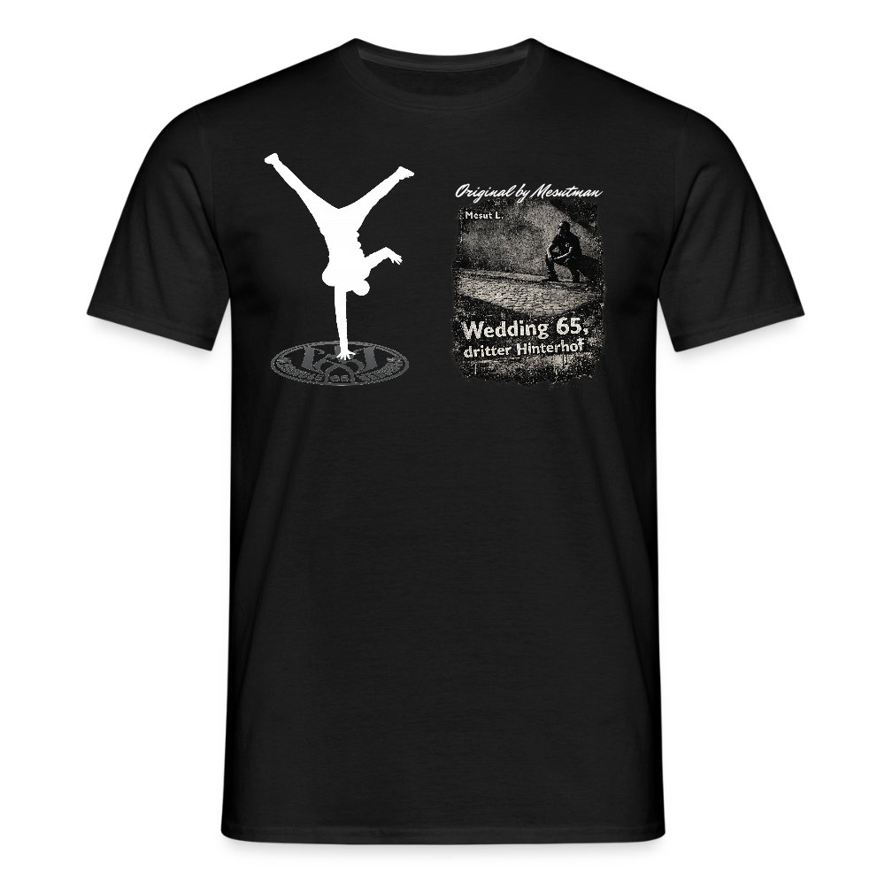 Mesutman65 Dritter Hinterhof Männer T-Shirt - Schwarz
