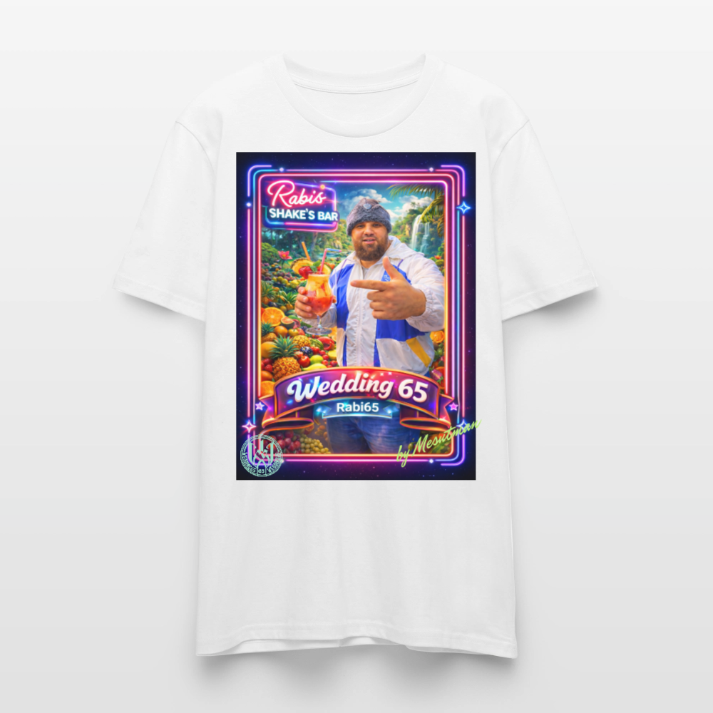 Wedding65 Rabis Shake's Bar Unisex T-Shirt - Weiß