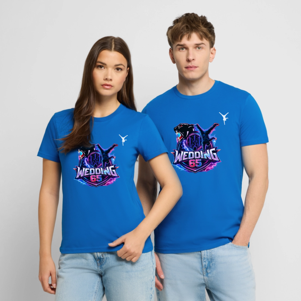 Neon Wedding65 Unisex T-Shirt CRAFTER - Pfauenblau