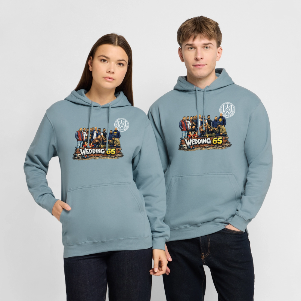 Group Wedding65 Ghetto Unisex Hoodie - Nebelblau
