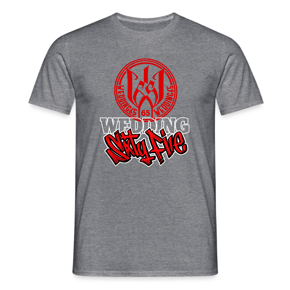 Red Black Wedding65 Männer T-Shirt - Graphit meliert