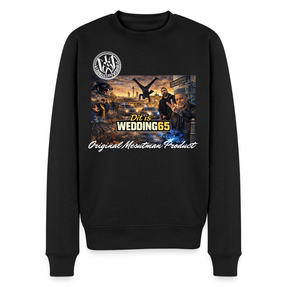 Dit is Wedding 65 Männer Premium Pullover - Schwarz