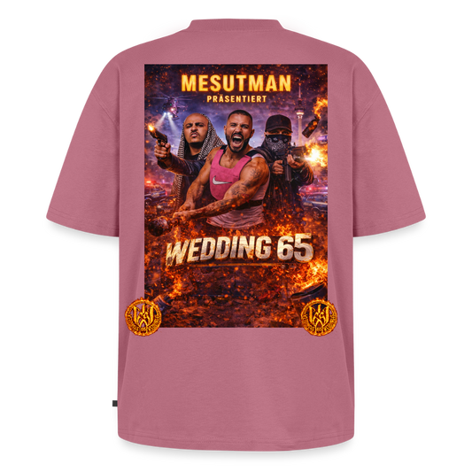 Mesutman Wedding 65 Premium Oversized Bio T-Shirt - Mauve