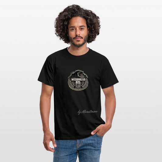 Panther Wedding65 Männer T-Shirt - Schwarz