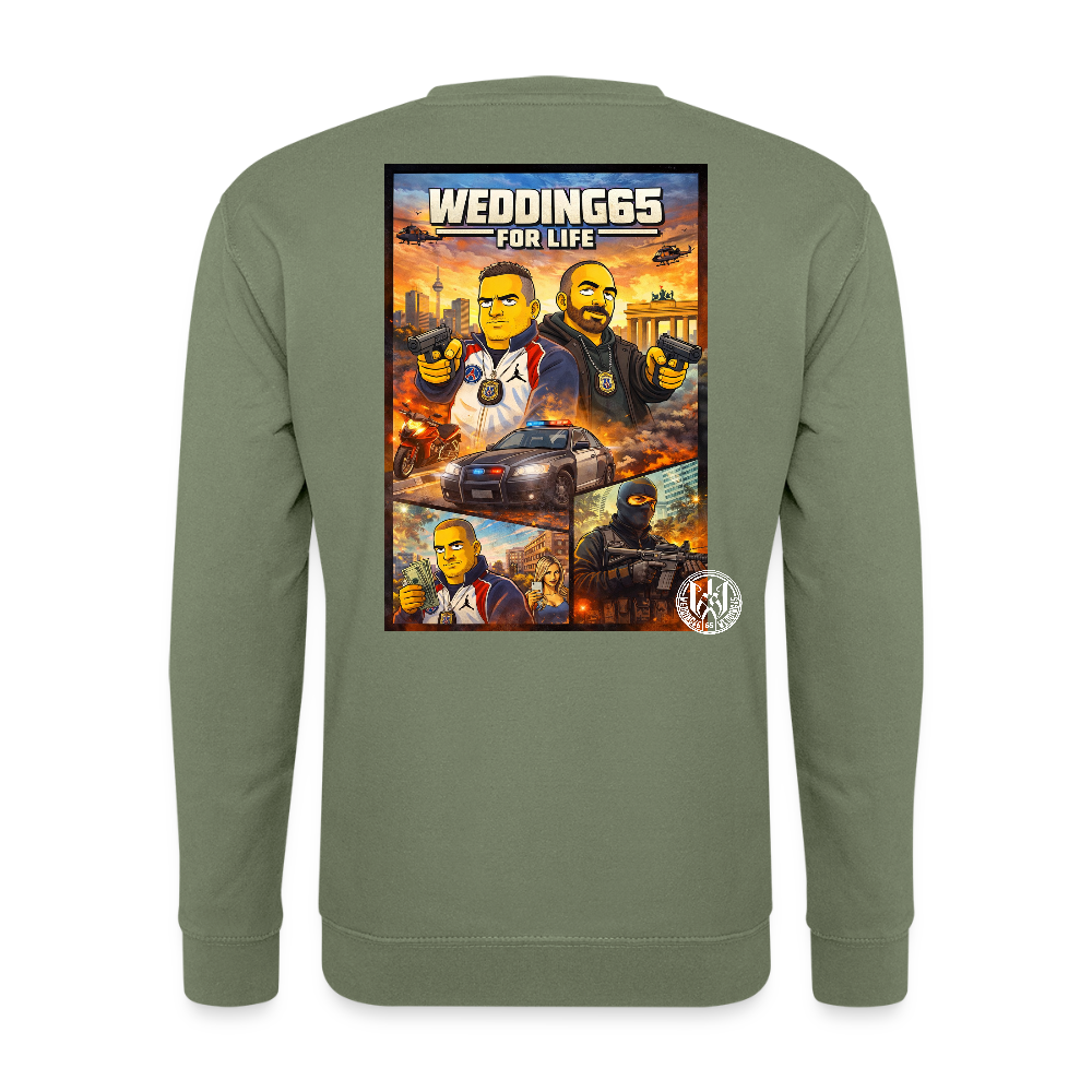 Wedding65 Simps NG Unisex Pullover - Armeegrün