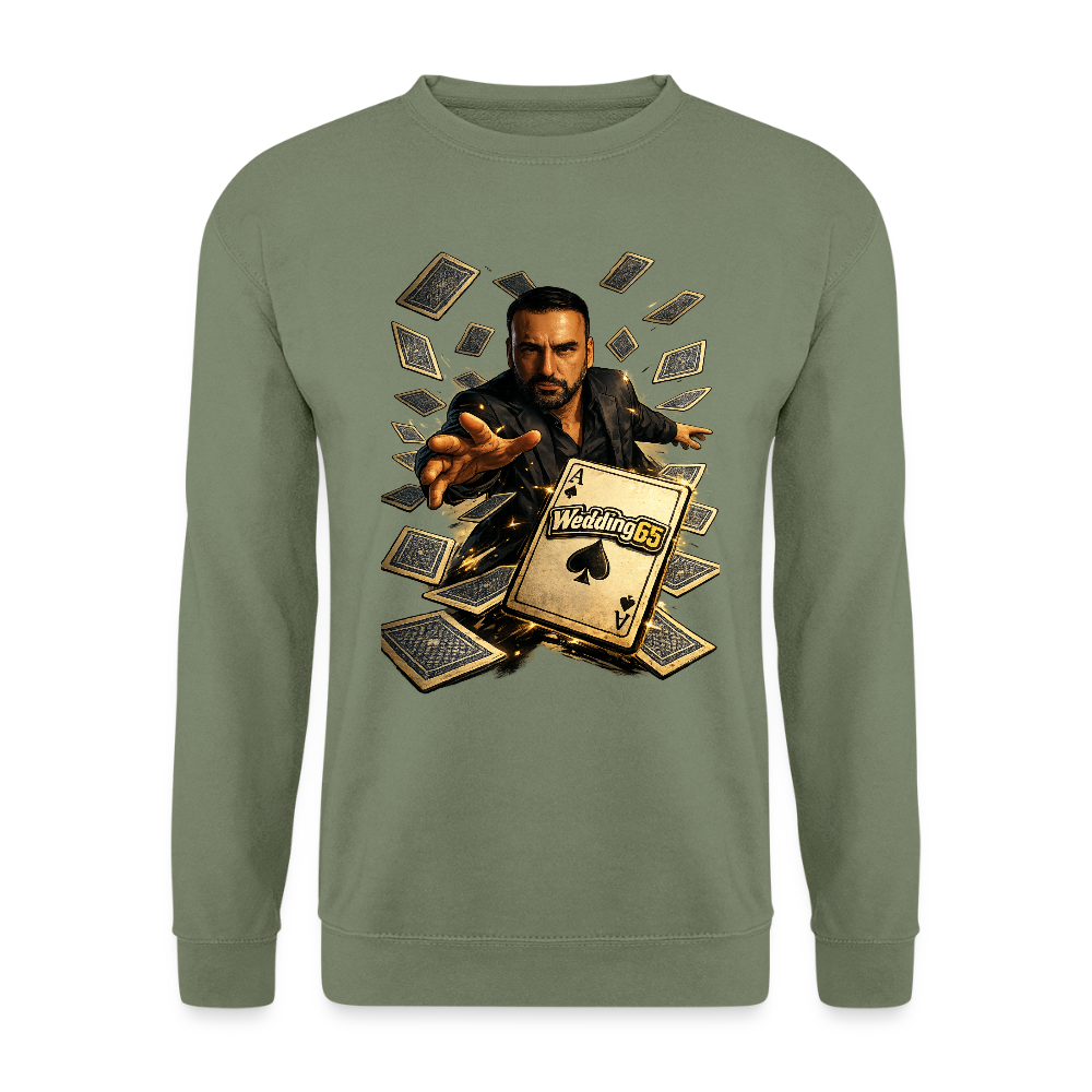 Magic Wedding 65 Mesutman Unisex Pullover - Armeegrün